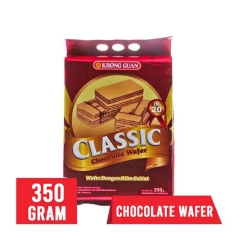 

KHONG GUAN WAFER CLASSIC CHOCOLATE 350GR