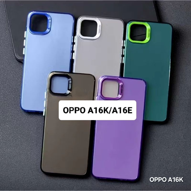 Silikon CASE IMD HYBRID PLATE HOLOGRAM OPPO A16E/A16K