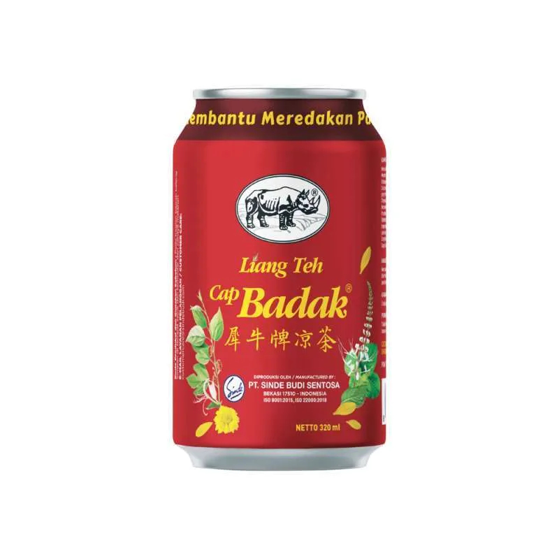 

Liang Teh Cap Badak Kaleng 320 ml - Meredakan Panas Dalam