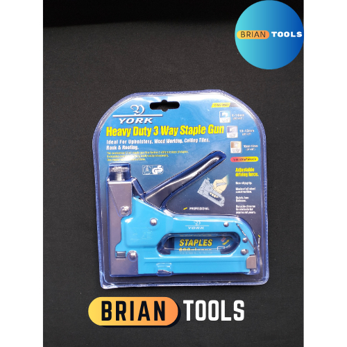 

Gun Tacker York Staples Tembak Heavy Duty 3 Way Stapler Gun