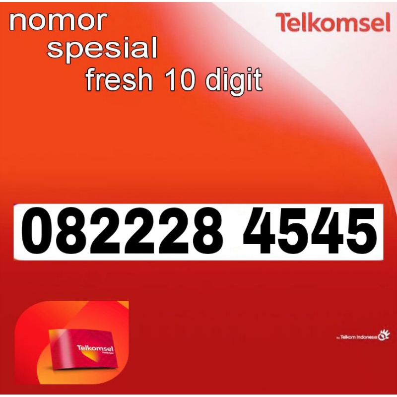 Telkomsel 10 Digit 4G - Nomor Cantik Telkomsel