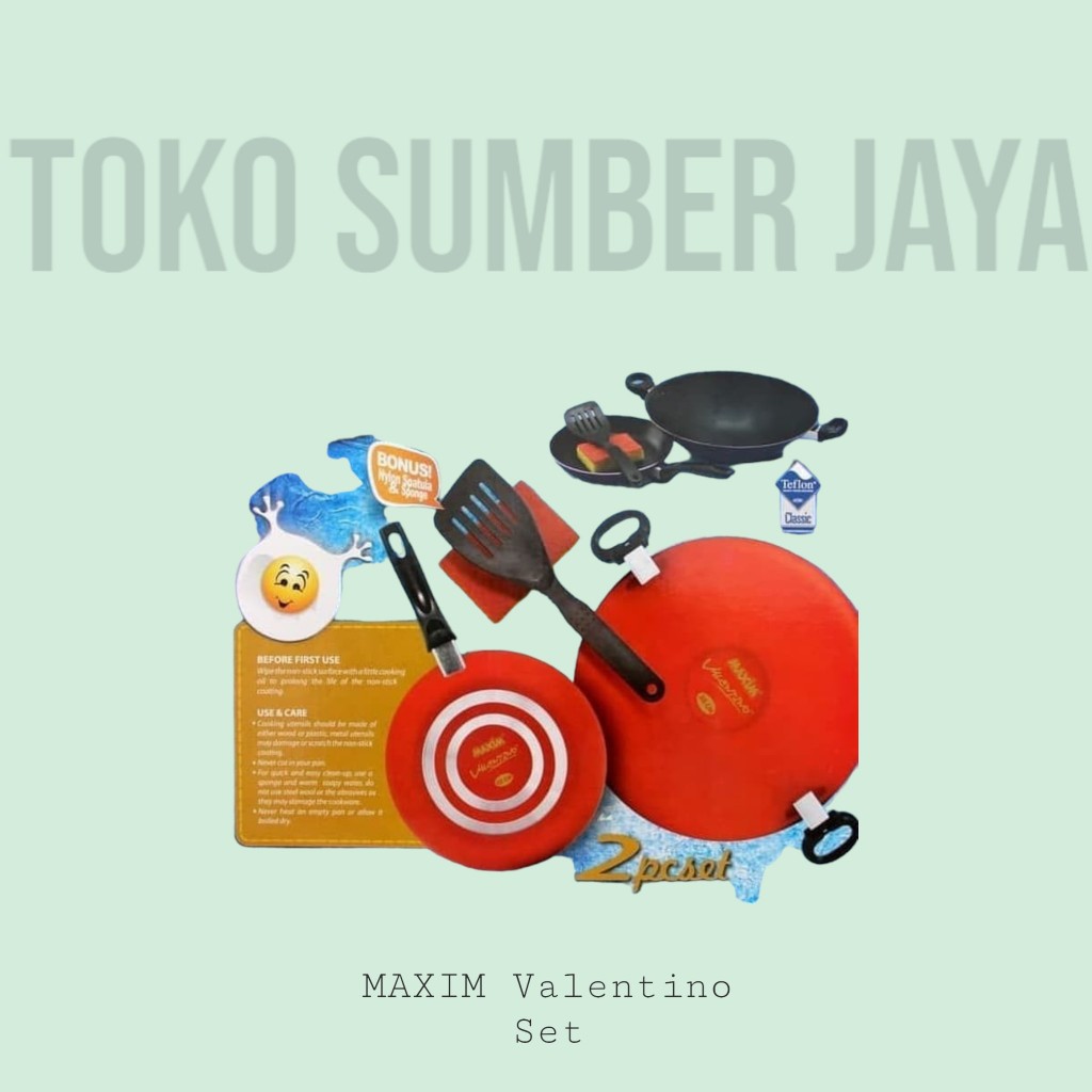 Maxim Valentino Set Wajan Frypan