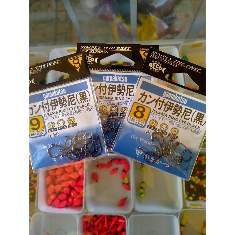 Kail Pancing Gamakatsu Iseama Ring Eye Black