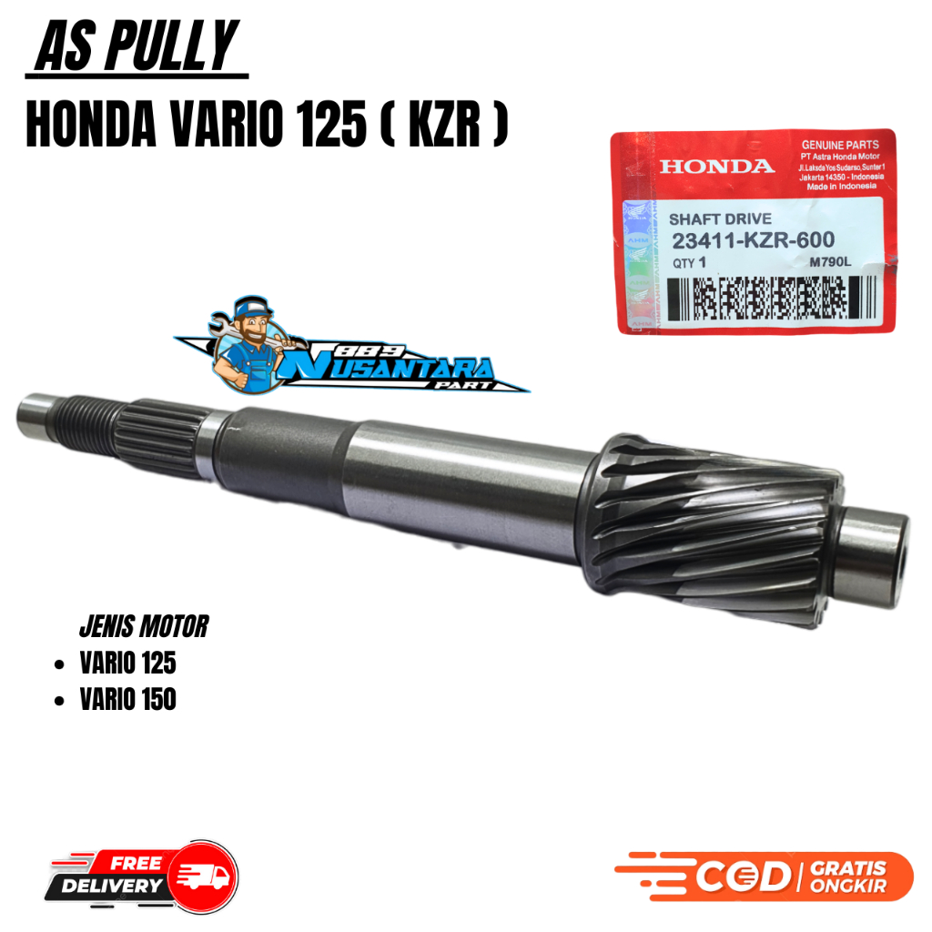 AS PULLY BELAKANG VARIO 125 OLD / F1 / TECHNO / VARIO 150 OLD