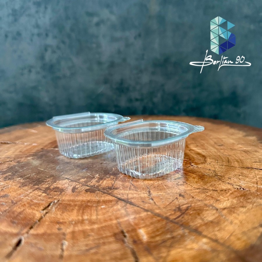 cup mika 25ml mika plastik 25ml mika sambal 25ml isi 50