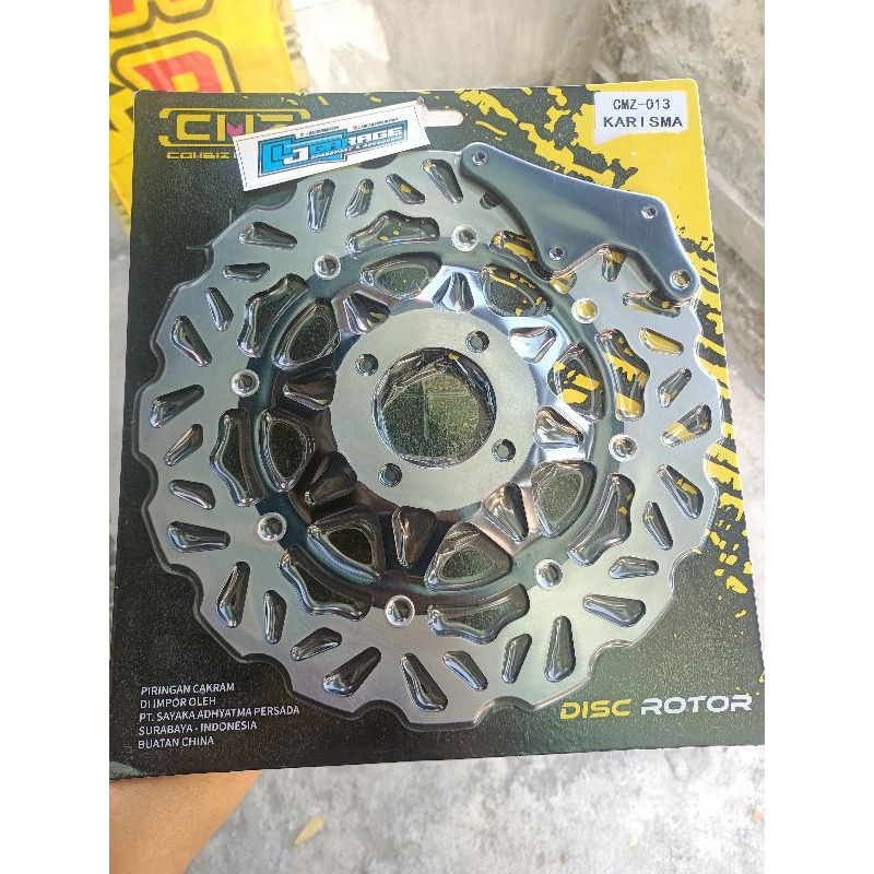 PIRINGAN CAKRAM VARIASI HONDA KARISMA SUPRA 125 LEBAR 300MM CEKUNG LUBANG BAUT 4 NON FLOATING