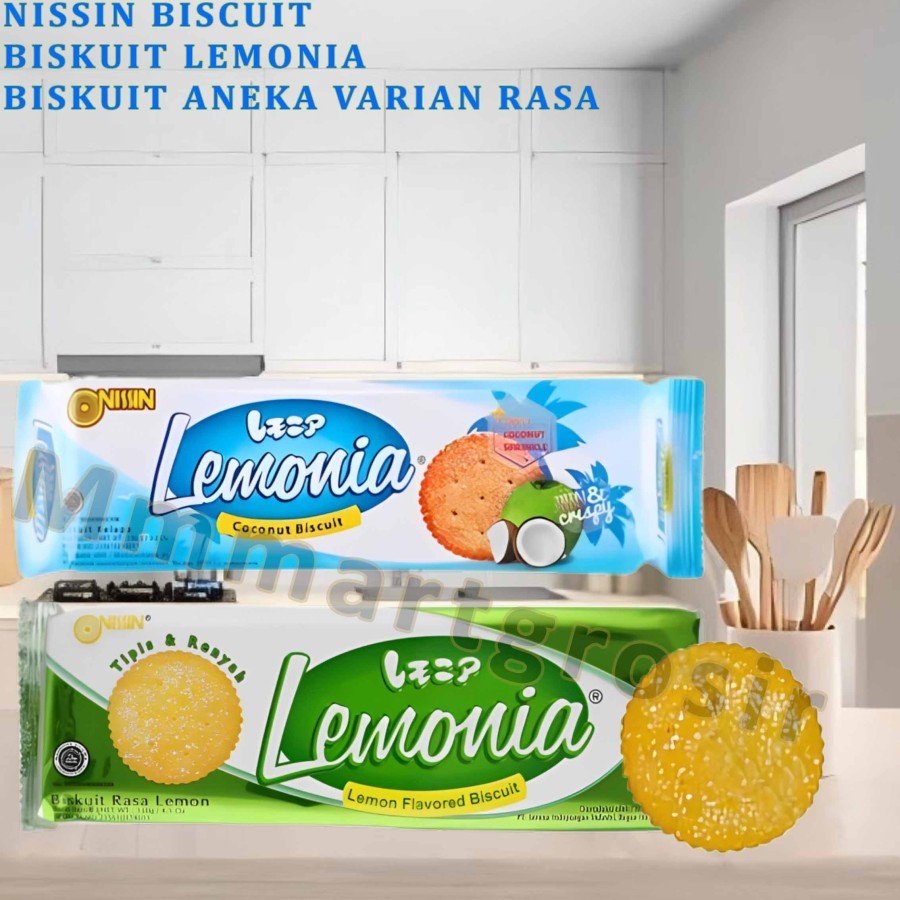 

Biscuit Nissin / Biskuit Lemonia / Biskuit Aneka Varian Rasa / 130gr