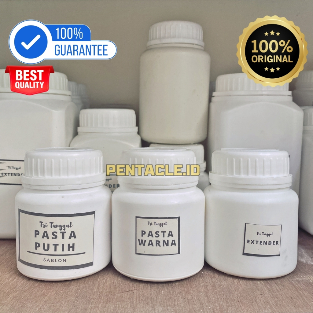 

Pasta Putih 250gr 250 Gram White NF Extender Kain Kaos Warna Warni Color Colour Colorful Cat Paint Painting Prakarya Kerajinan Craft Crafting Art Seni Kesenian Kertakes Perlengkapan Cair DIY Karet Draw Drawing Murah Pentacle Malang