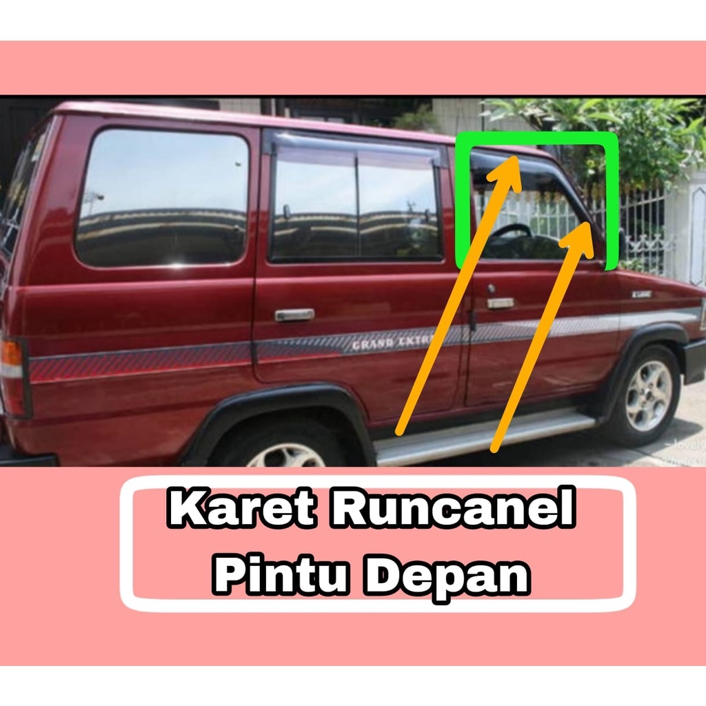 Karet Runcanel Pintu Depan Toyota Kijang Grand