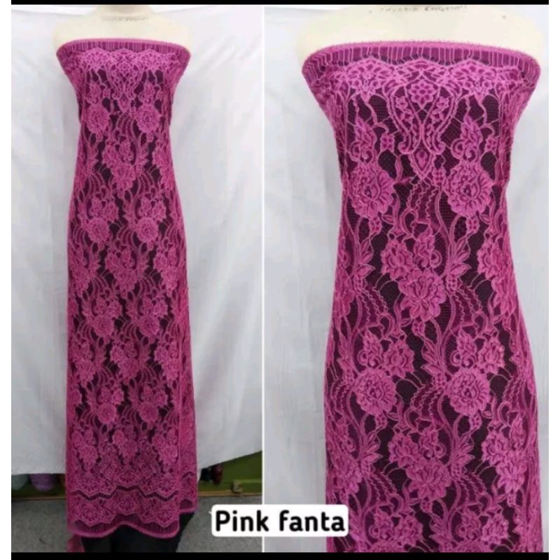 COD murahh...semi Prancis asli/kain kebaya wanita/motif bunga Fatmawati