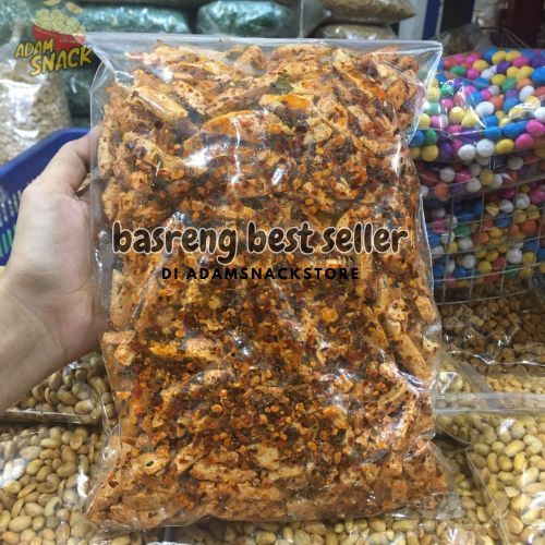 

STICK BASRENG 150 GR, DAN 500GR SULTAN PEDAS DAUN JERUK/CEMILAN/SNACK KILOAN/ BISA COD DAN INSTANT