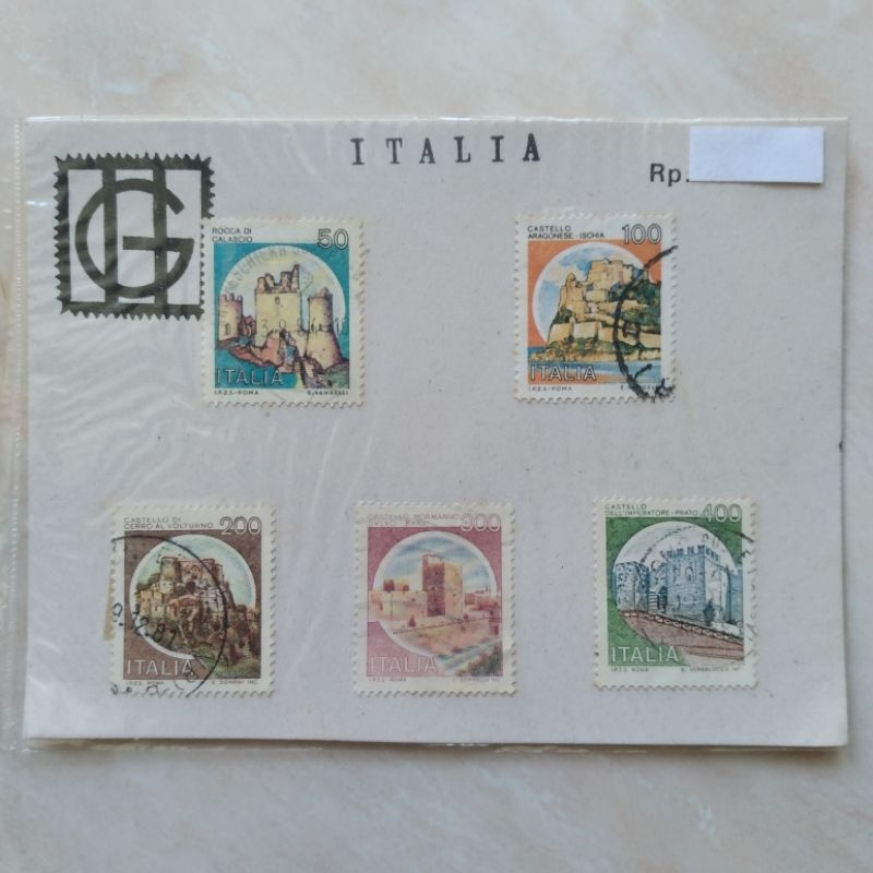 

Prangko Perangko Jadul Italia 1980 Used Set 5 Pcs Folder - YN1759