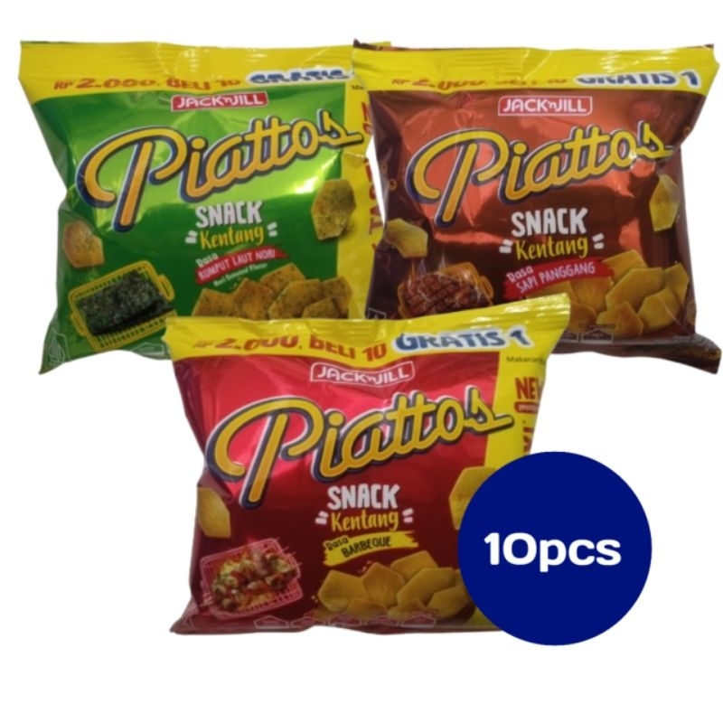 

10pcs Piattos Snack Kentang Renceng 15g