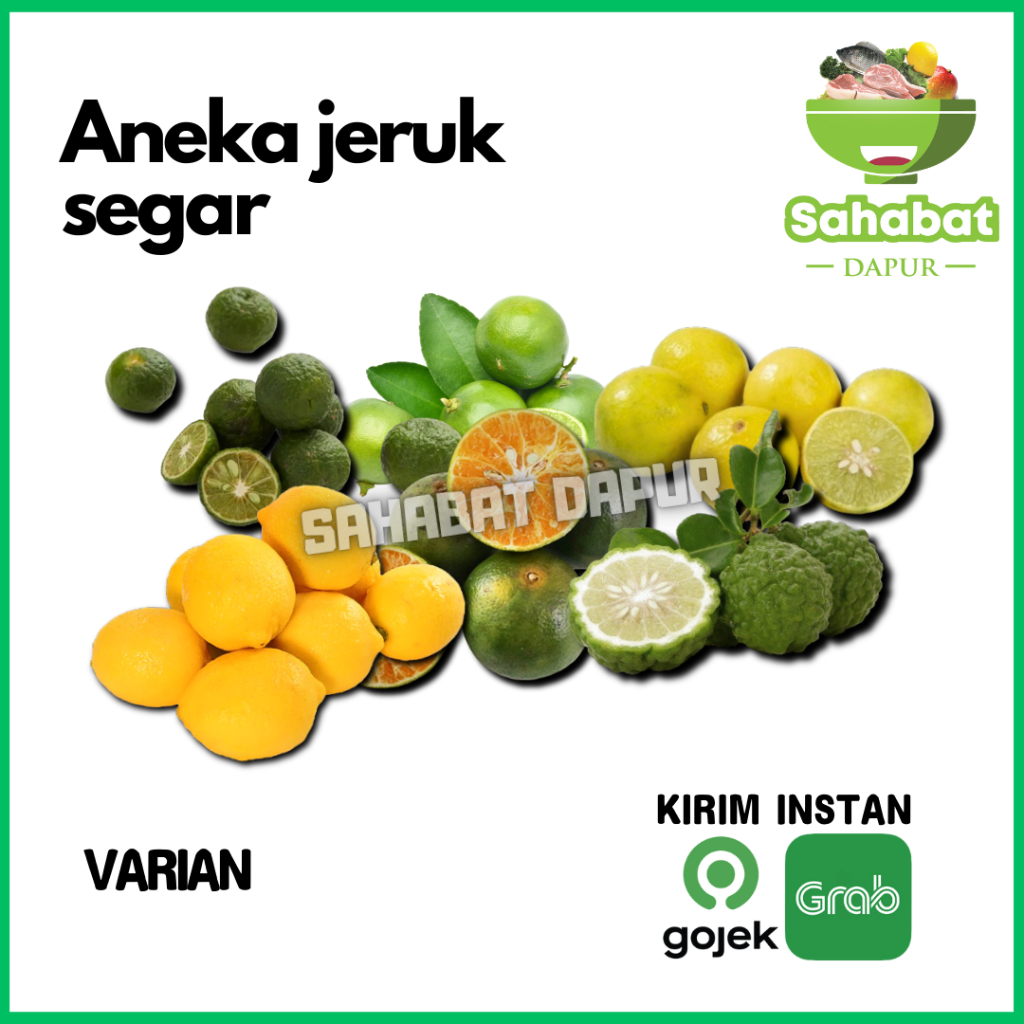 

Sahabatdapur Jeruk Nipis/Jeruk Purut/Lemon Lokal/Lemon Super/Jeruk Peras/Jeruk Limau Limo