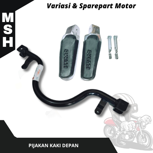 Pijakan Kaki Beat Footstep Beat FI Injakan Kaki Beat 2017 - 2020 Set Footstep Ducati