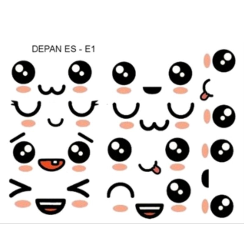 

Stiker Makanan Hias Bento Pudding Bapao Nasi Roti