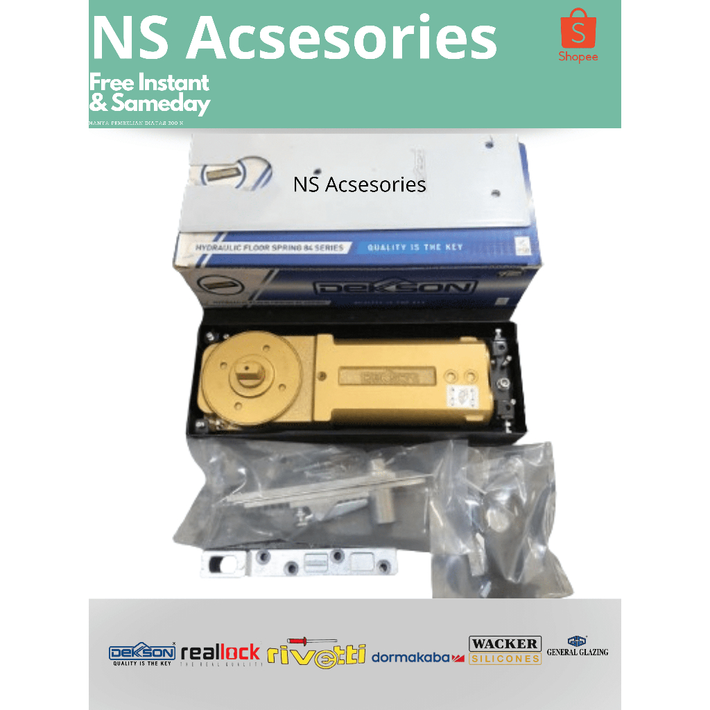 Floor hinge dekson Fh84/ Floor hinge dekson Fh 84 komplit stang