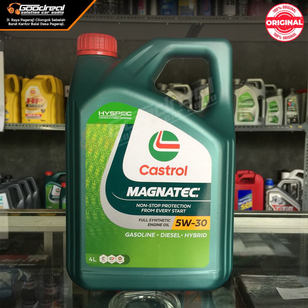 OLI CASTROL MAGNATEC 10W-40 DAN 5W-30 UKURAN 4 LITER