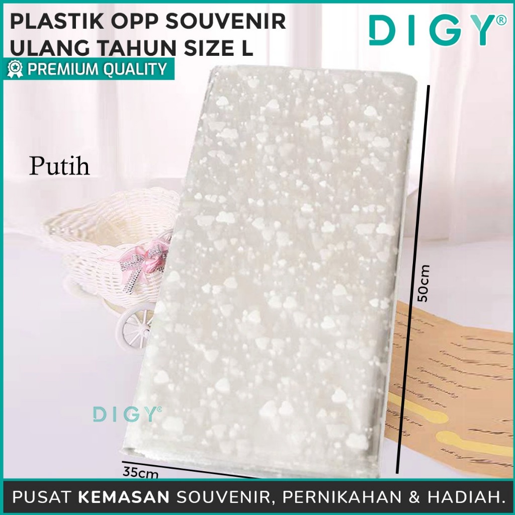 

[Harga / 20 Pcs] Plastik Bingkisan Snack Ulang Tahun / Plastik OPP Flower / Plastik Bening