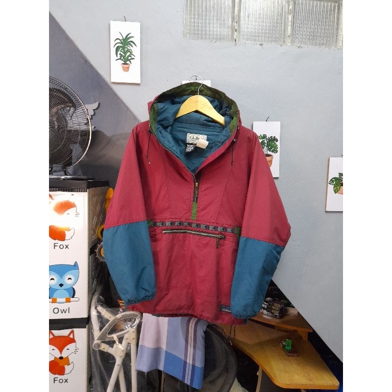 LL Bean Anorak Thinsulte 3M Packable Jacket