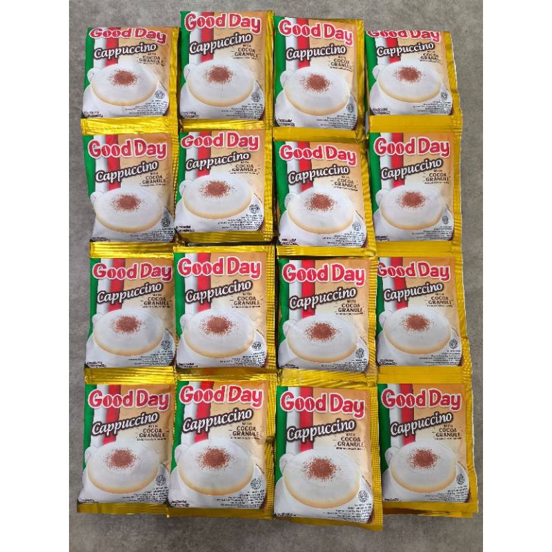 

Good Day Cappucino 25gr - 1 Renceng isi 10 sachet