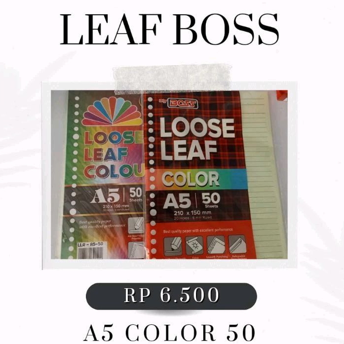 

LEAF BOSS A5 COLOR