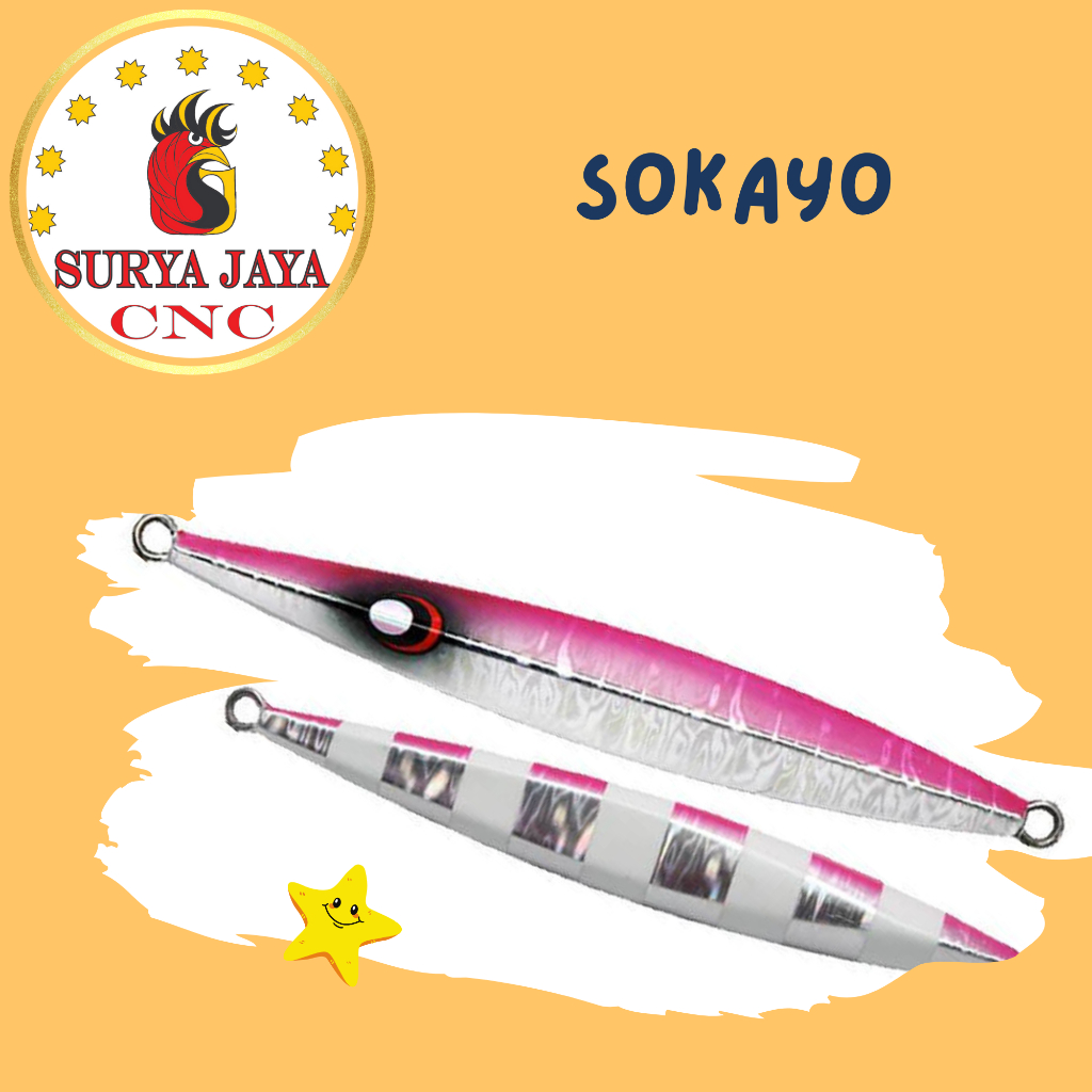 cetakan metal jig SITENKIBA 3 SOKAYO 100,150,200 gram