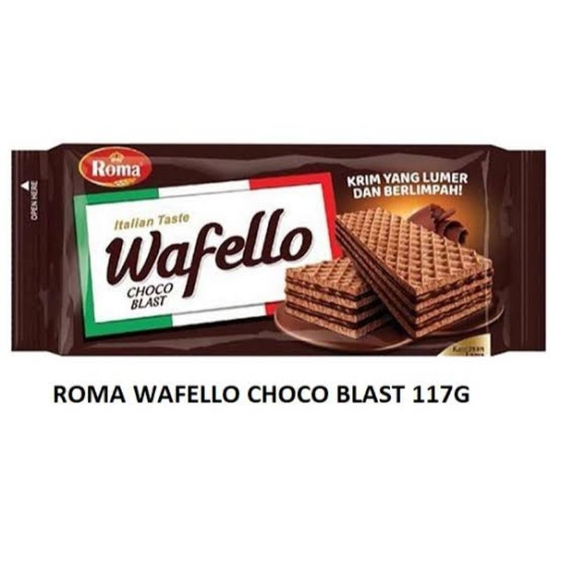 

Roma Wafello Choco Blast 117 gram