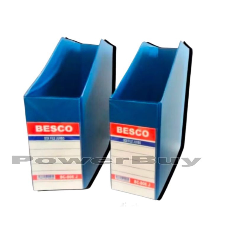 Box File Kancing Jumbo Besco Biru