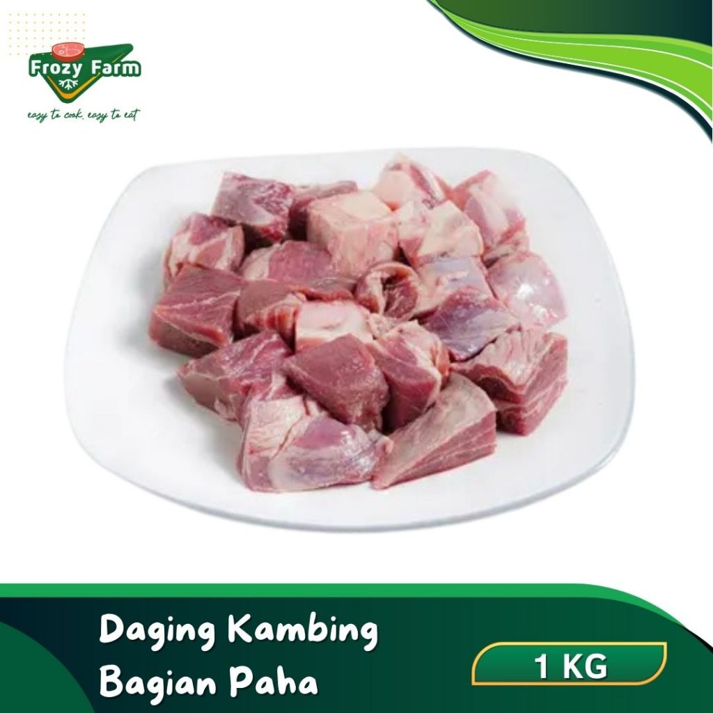 

PREMIUM Daging Kambing Bagian Paha 1 Kg / Lamb Leg