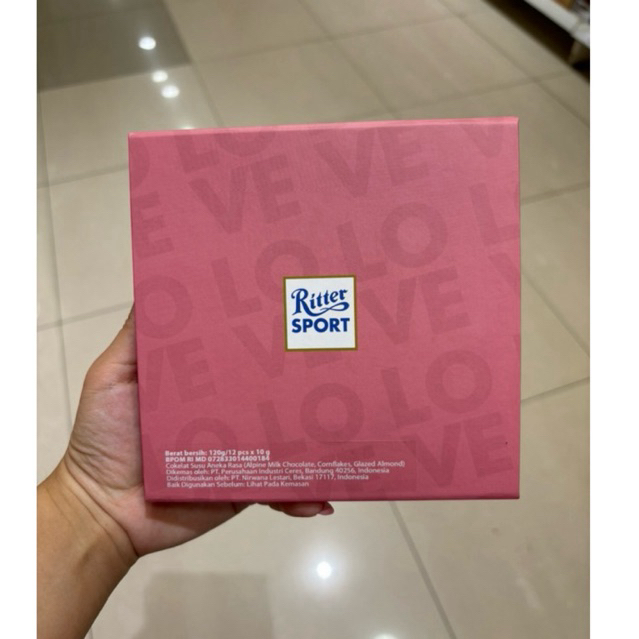 

RITTER SPORT Gift Box Thank You & Love 120 gr chocolate box original import high quality from Germany