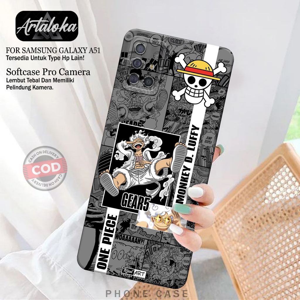 Softcase Hp Samsung Galaxy A51 Fashion Case Anime Case Samsung Galaxy A51 Silikon TPU Pro Camera Cas