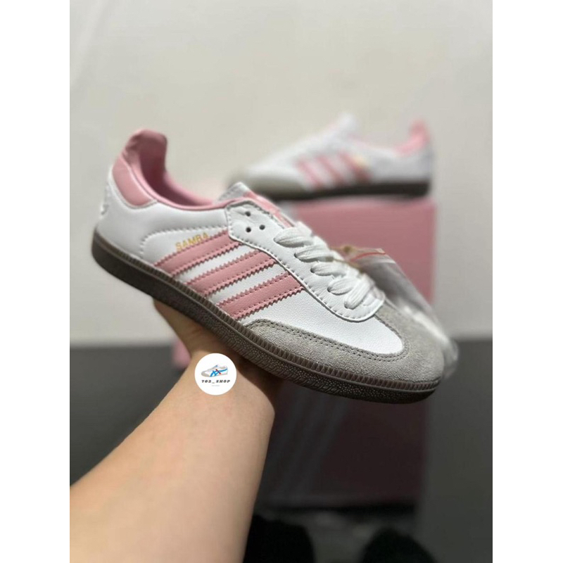 adidas gazelle silver green womens adidas Originals adidas Samba XLG Platform Samba Leather Sneakers IE39 main image 1