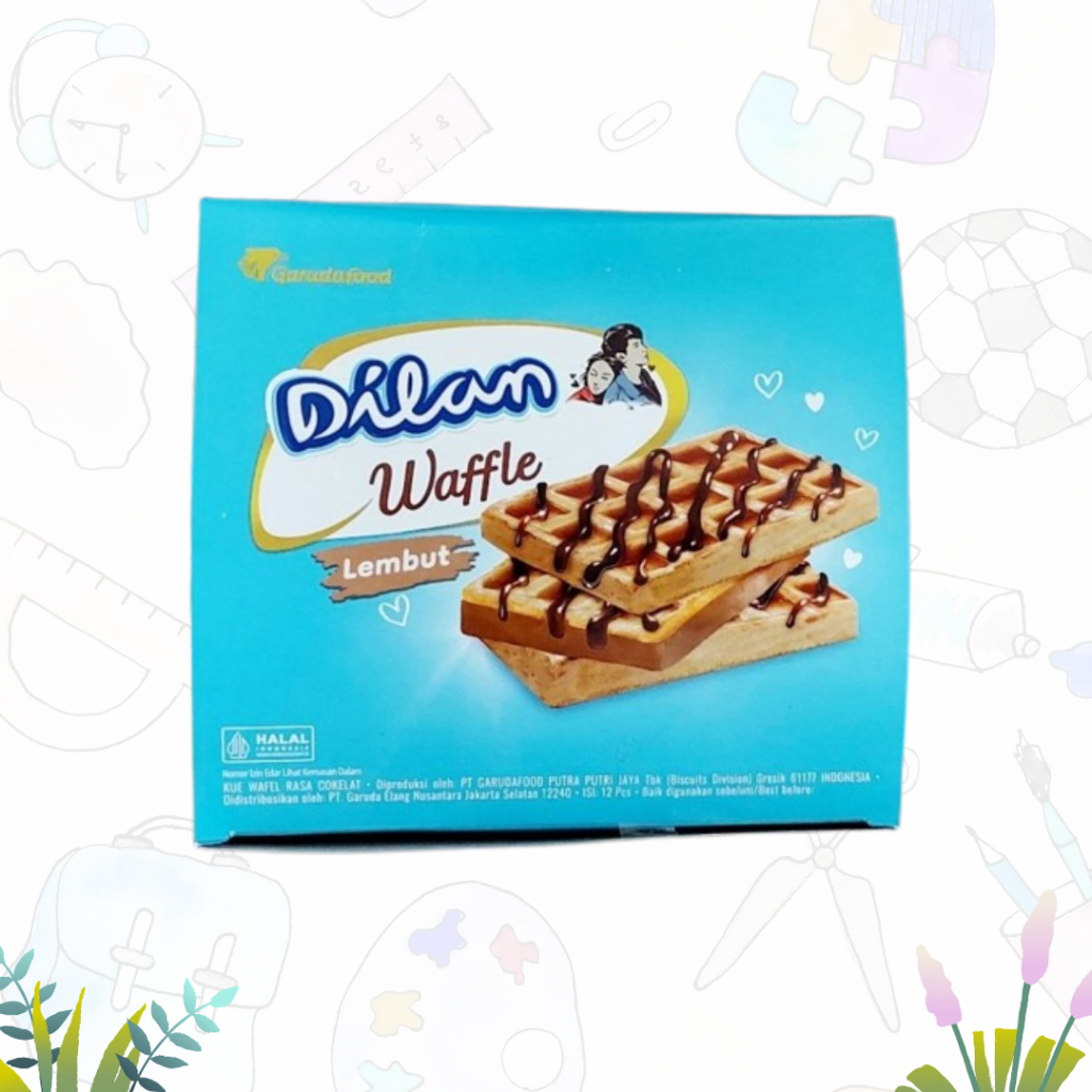 

Dilan Chocolate Waffle Lembut 12x16gr (1Box)