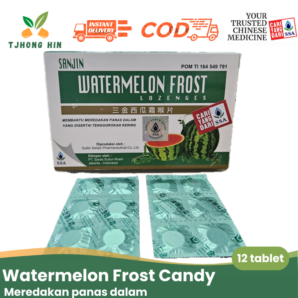 

Sanjin Watermelon Frost Lozenges - 100% Original