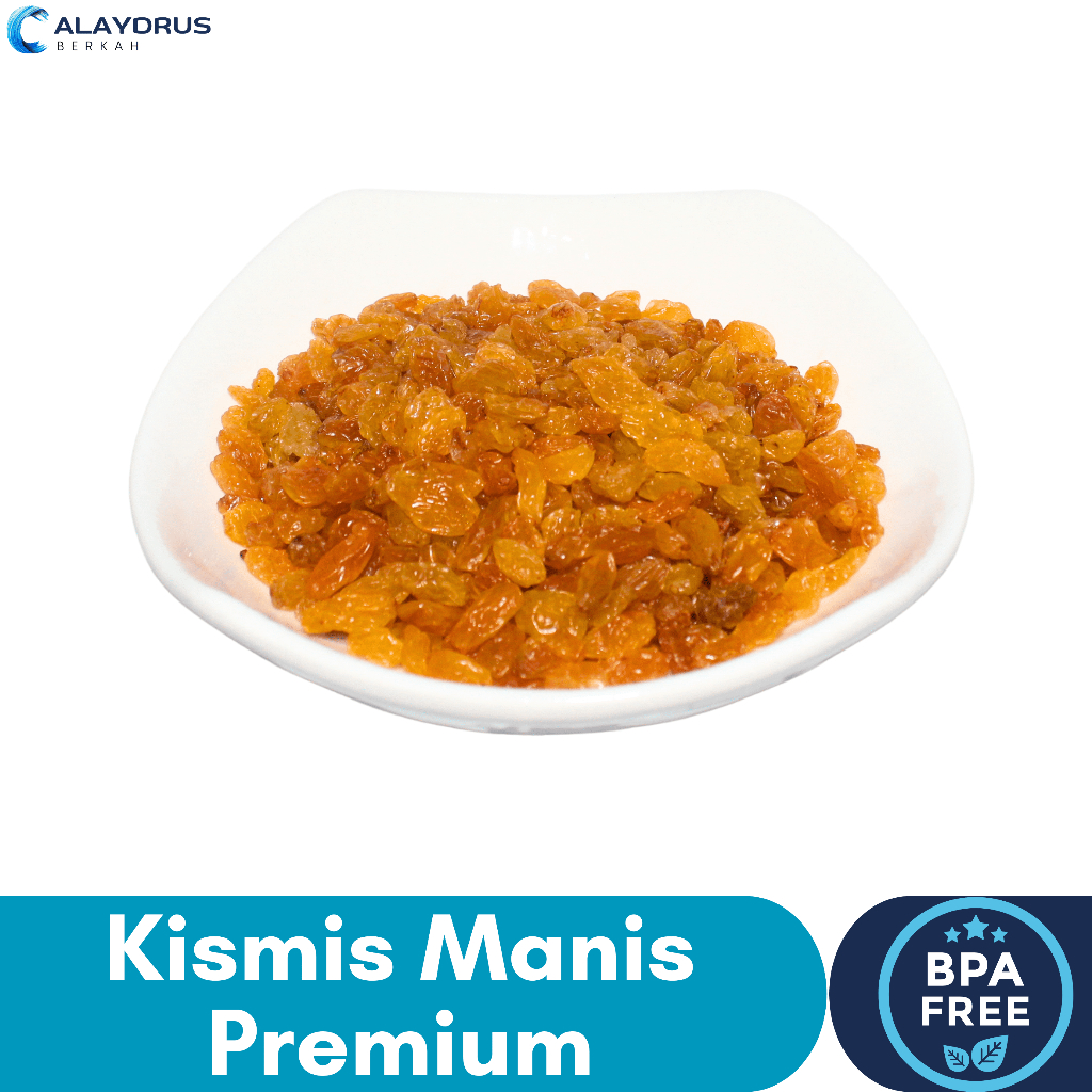 

bGF Kismis Arab Mutiara Manis Simin Gram Golden Raisins Premium Organik Jumbo Oleh Oleh Haji Umroh