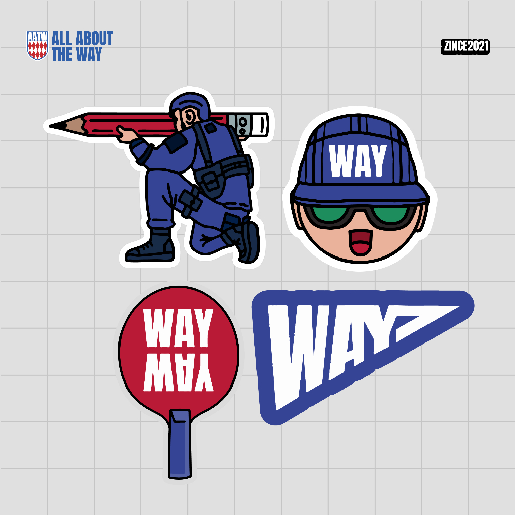 

AATW Vinyl Sticker Pack Series - AK103