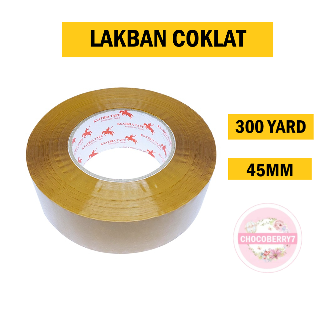 

Lakban OPP Tape / Lakban Coklat / Bening / Fragile Unboxing Video Tape 300 Yard 72 Yard 45 MM 48 MM