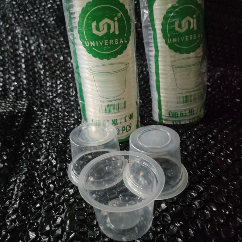 cup jelly 65ml cup puding jelly agar gelas jelly ice cream es krim gelas agar 65ml isi 50