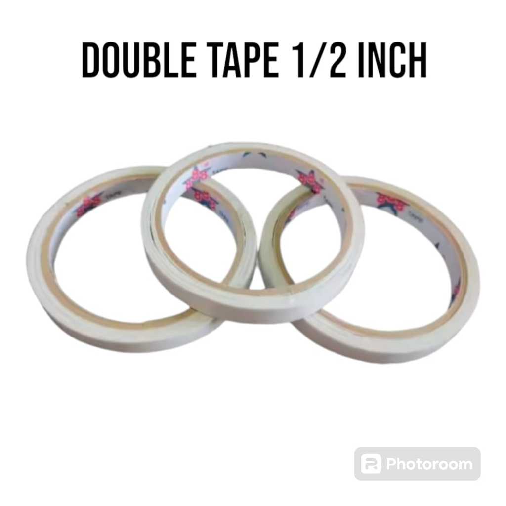 

Double Tape Kertas 1/2 Inch X 12 Mm X 10 Yard