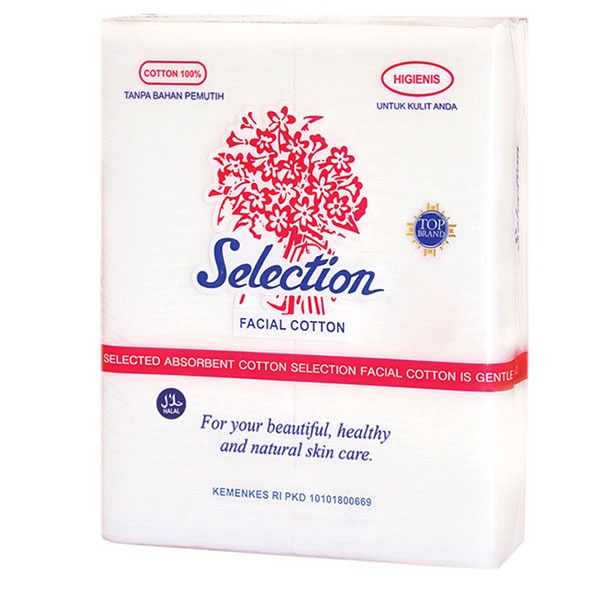 Kapas Selection Round 80's / Kapas Pembersih Wajah / Kapas Kecantikan / Kapas Bulat