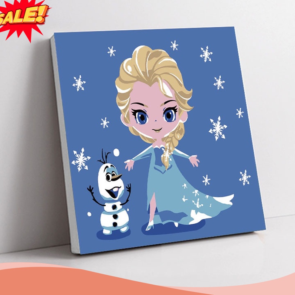 

GEBYAR PROMO BS Painting by Number Children Canvas Animal Set Kanvas Lukis Hewan Anak Mewarnai Nomor Hewan B