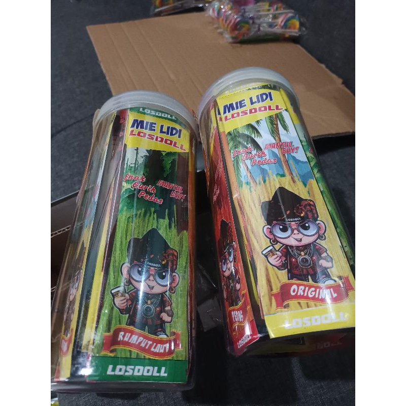 

2Xbtygneal Sakha Snack ) Mie Lidi Toples Rasa Rasa Isi 20 Pcs/ Toples