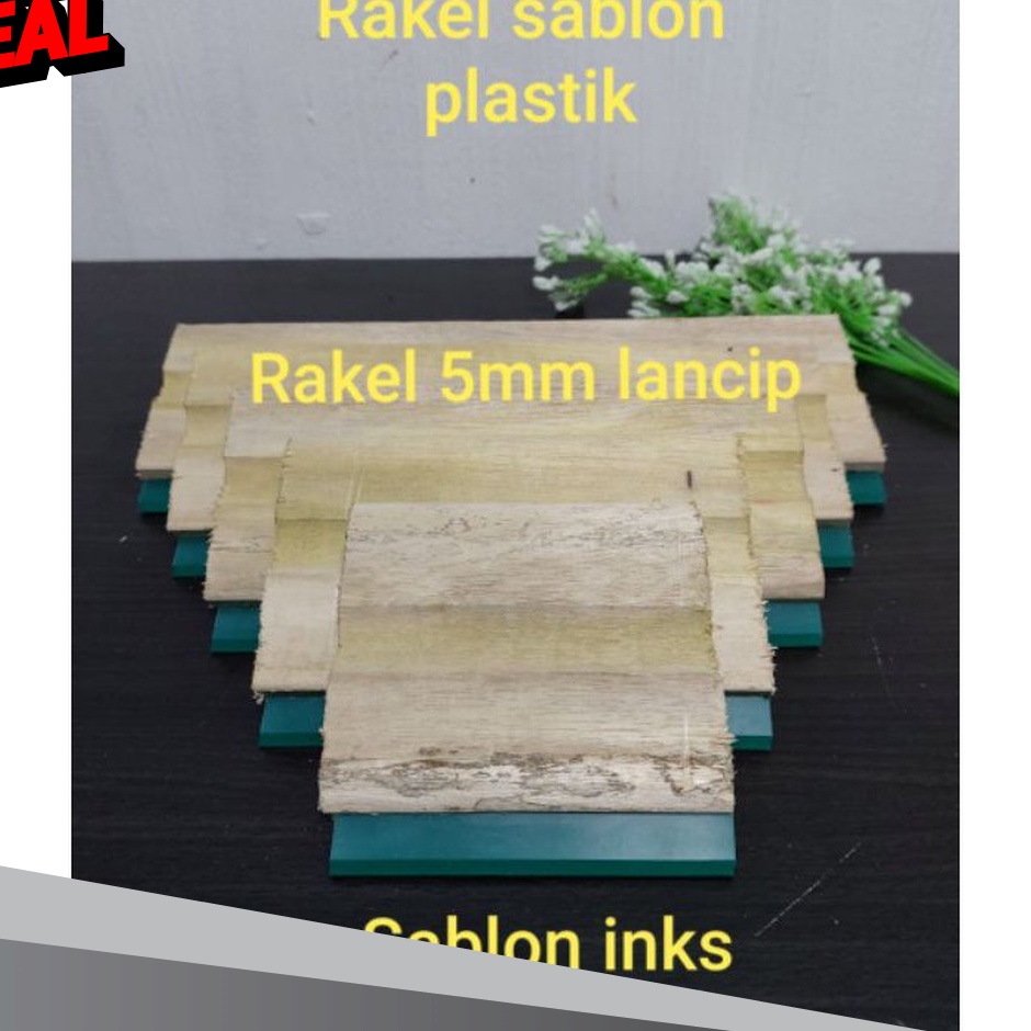 

BONANZA Rakel 5mm basis minyak 2cm 25cm 3cm 35cm 38cm