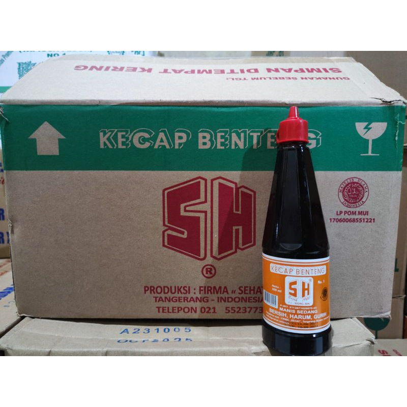 

Kecap Manis SH Benteng Kemasan Botol 300ML-1 Karton Isi 24pcs