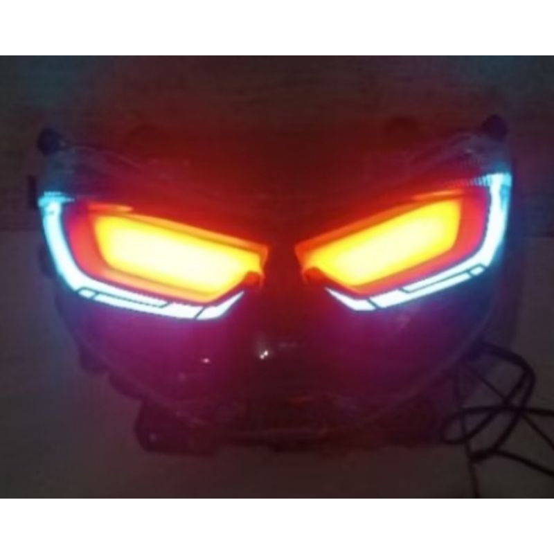 lampu depan Nmax old custom