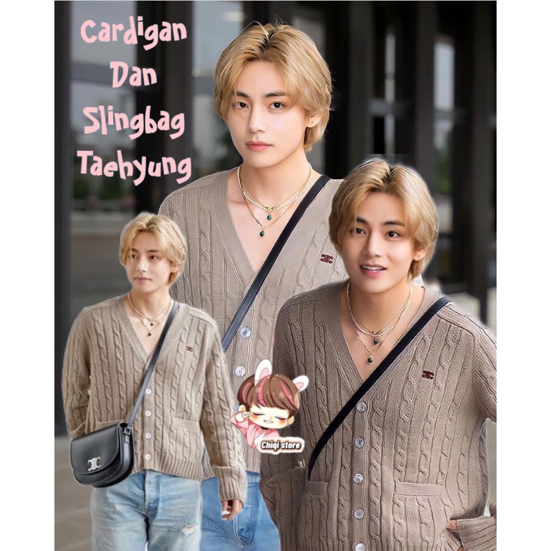 cardigan dan sligbag V taehyung