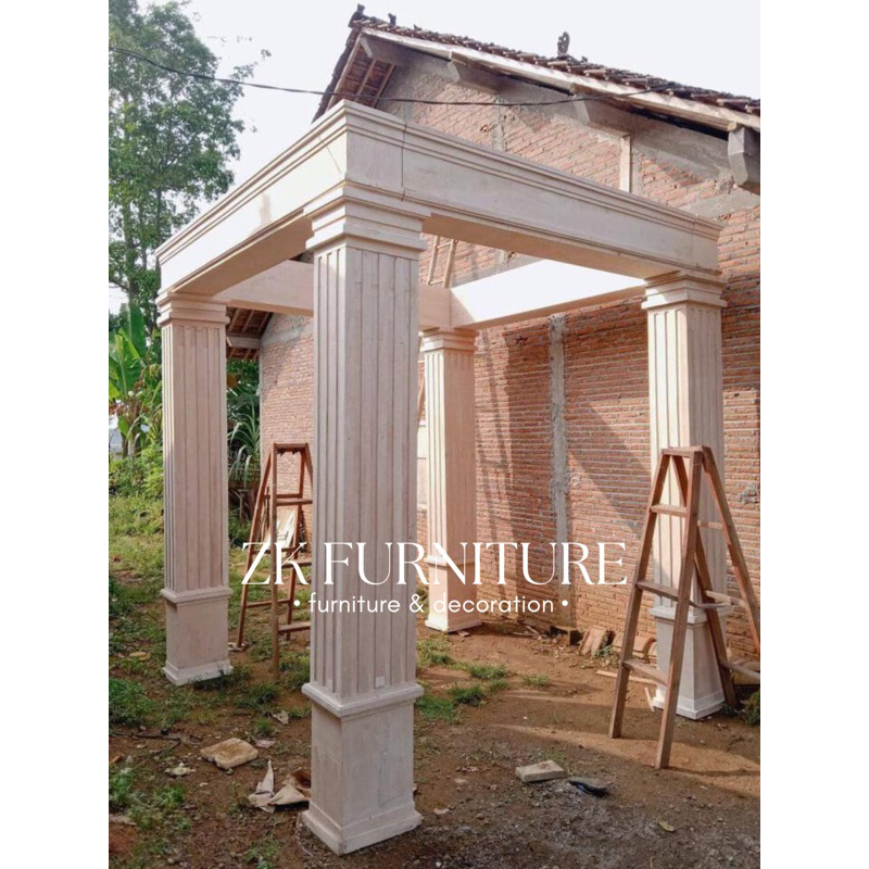 gazebo jalan dekorasi pelaminan / pintu masuk pernikahan / pintu gate pernikahan / gapura pelaminan 