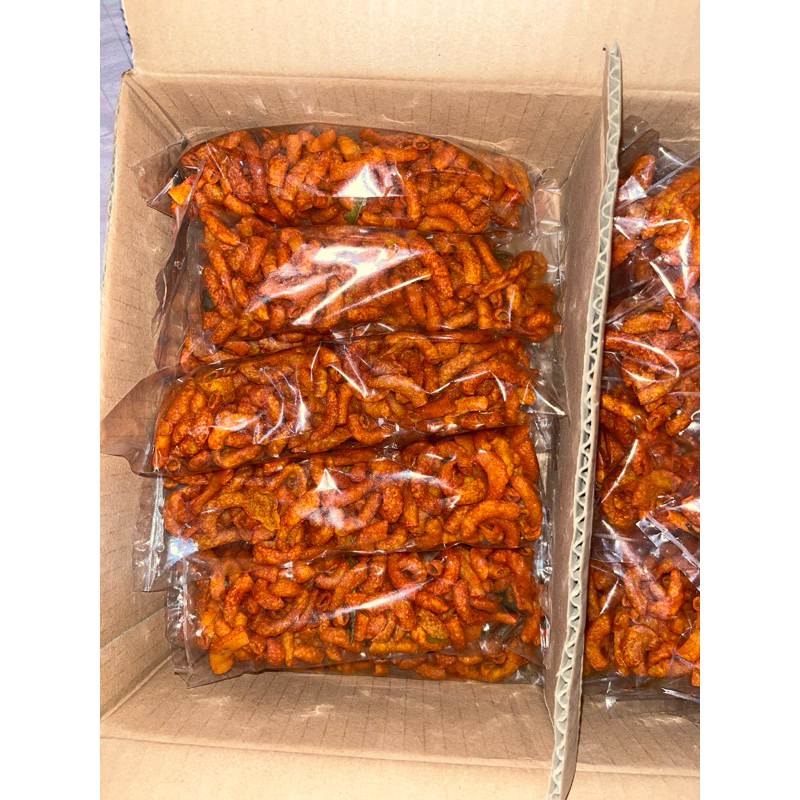 

Makaroni pedas daun jeruk besar