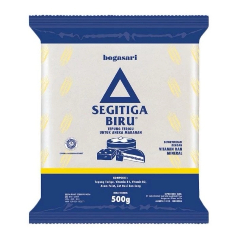 

Bogasari Segitiga Biru Bening Pack 500 gr
